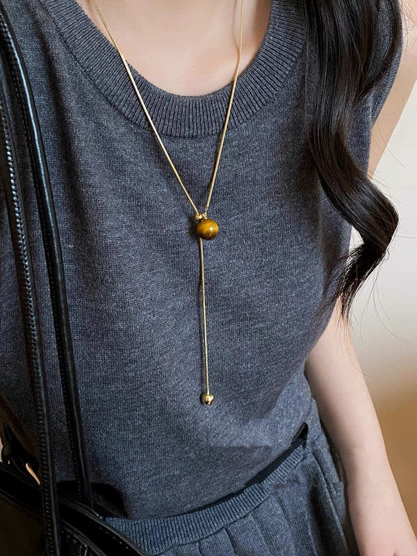 Fashion Metal Long Pull Necklaces for Women Luxury Elegant Silver Color Matte Snake Bone Chain Necklace Jewelry Accessories Gift