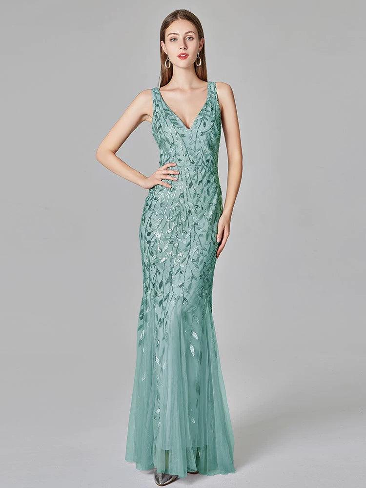 Homecoming Dresses: Silver Gray Elegant Fashion Evening Dresses