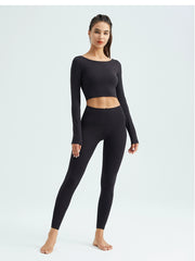 Algin Fabric High Waist Hip Raise Yoga Pants