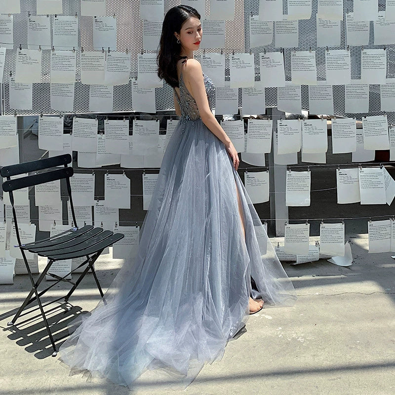 Homecoming Dresses: High-End Affordable Luxury Strap Design Evening Dress