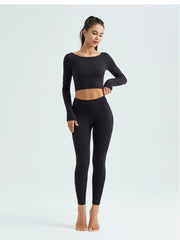 Algin Fabric High Waist Hip Raise Yoga Pants