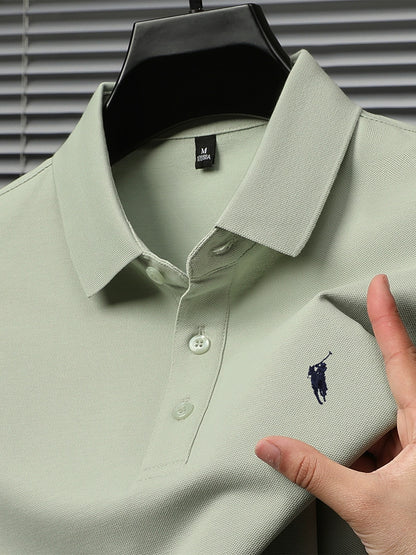 U.S. Polo Assn Mens: Horse Logo Polo Shirt