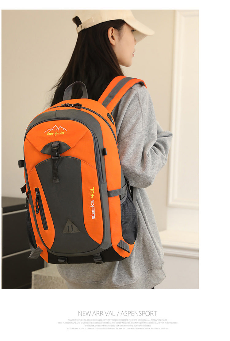 New Men Backpack Nylon Waterproof Casual Outdoor Travel Backpack Ladies Hiking Camping Mountaineering Bag Youth Sports Bags