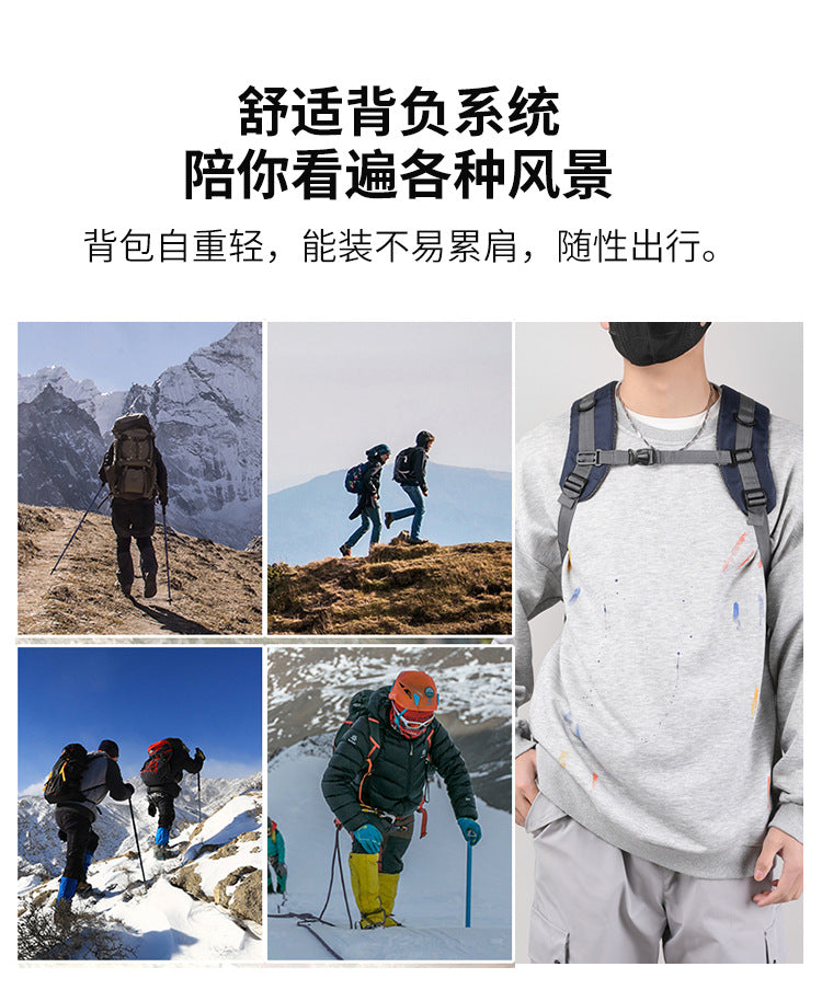 New Men Backpack Nylon Waterproof Casual Outdoor Travel Backpack Ladies Hiking Camping Mountaineering Bag Youth Sports Bags