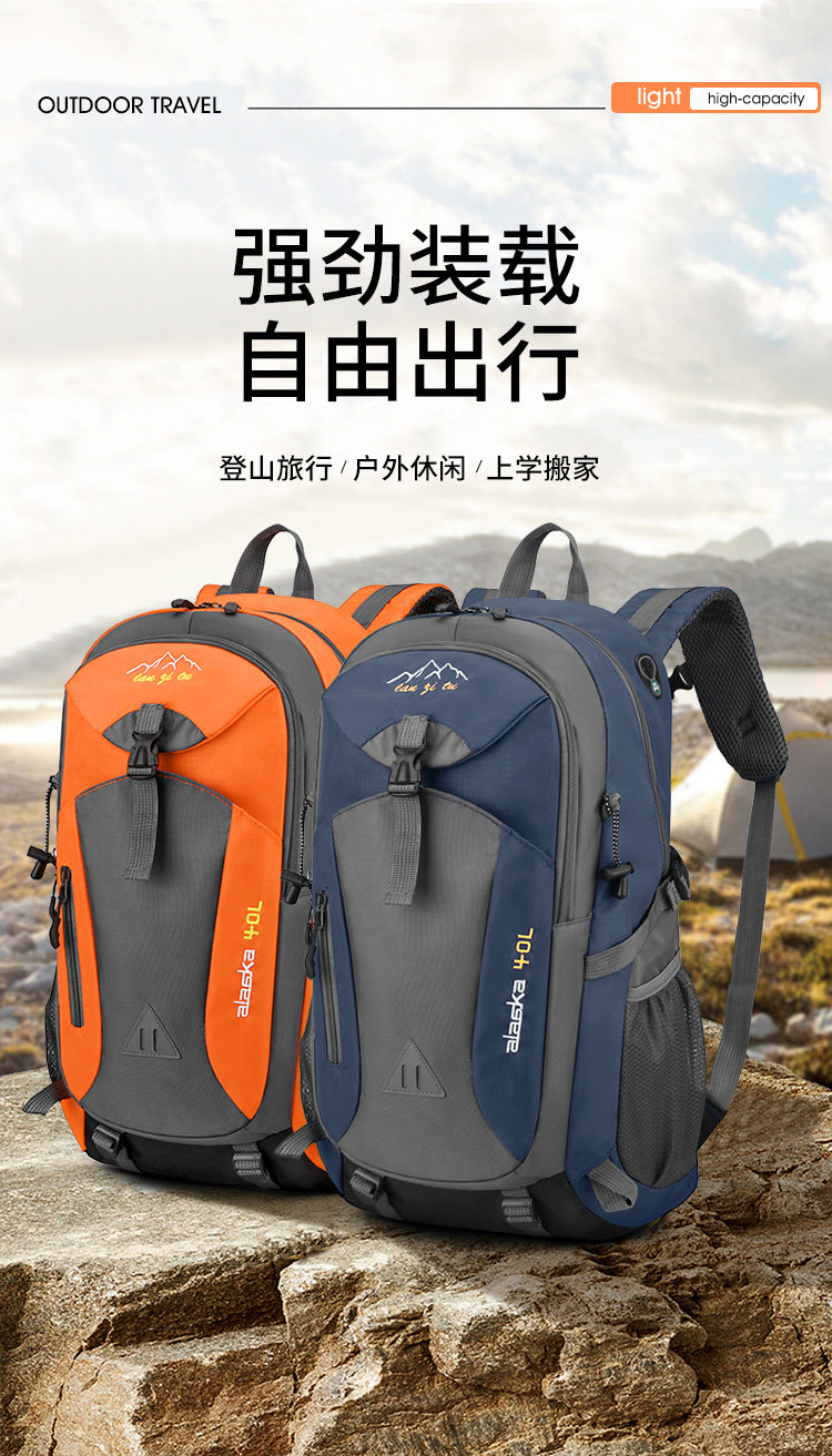 New Men Backpack Nylon Waterproof Casual Outdoor Travel Backpack Ladies Hiking Camping Mountaineering Bag Youth Sports Bags