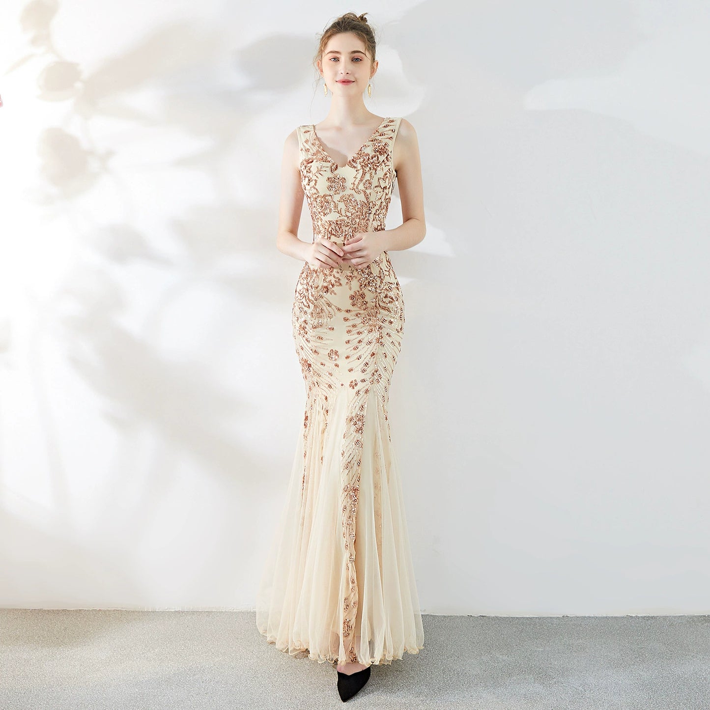 Homecoming Dresses: Banquet Party Elegant Long Fishtail Evening Gown