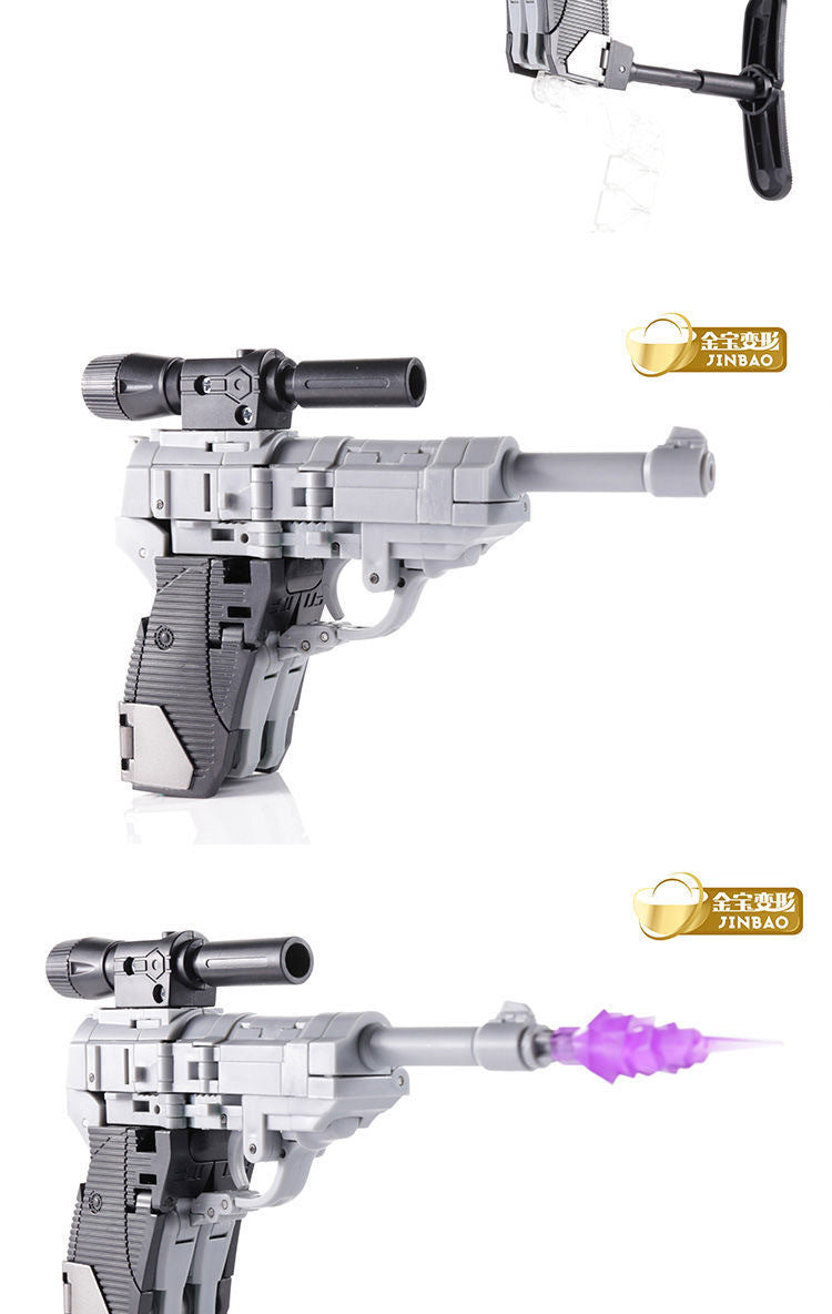 Transformation Galvatron Megotron Megtron H9 Gun Model G1 Mini Pocket Warrior Action Figure Robot Model Deformed Toys Kids Gift