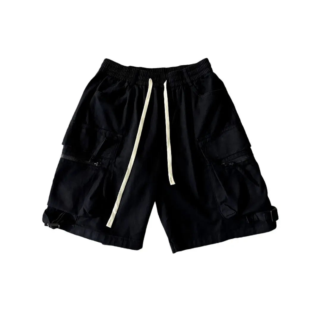 Europeans American Style Plus Size Cargo Pants High Street Hip-hop Women's Shorts Summer New Casual All-match Five-pointed Pants