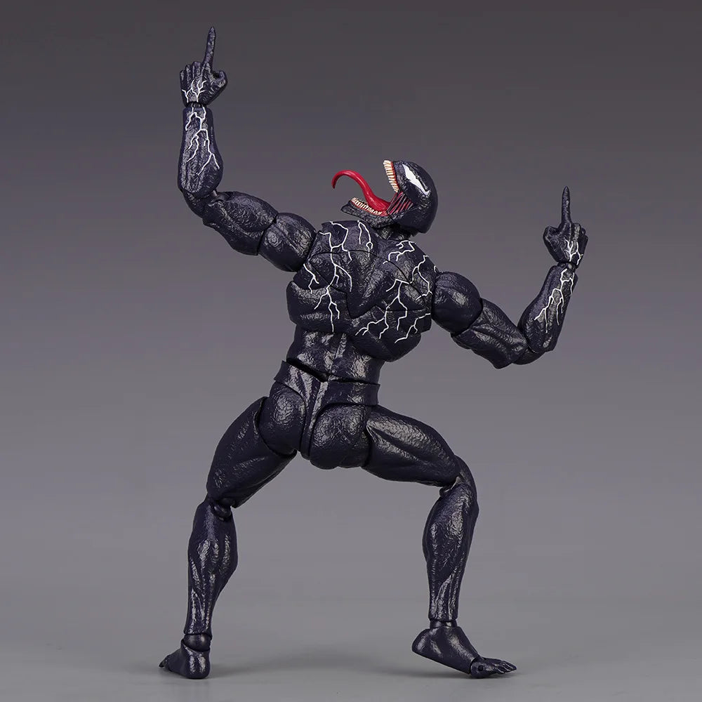 Venom AMAZING YAMAGUCHI legends Action Figure Joint Movable Change Face Statue Model Collectible kids for Toy Gift