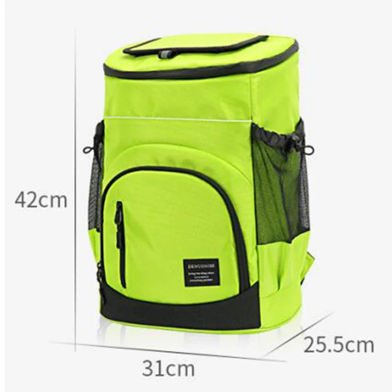 Refrigerator Bags Soft Insulated Cooler Backpack Thermal Isothermal Fridge Travel Outdoor Beach Ice Beer Backpack 30L