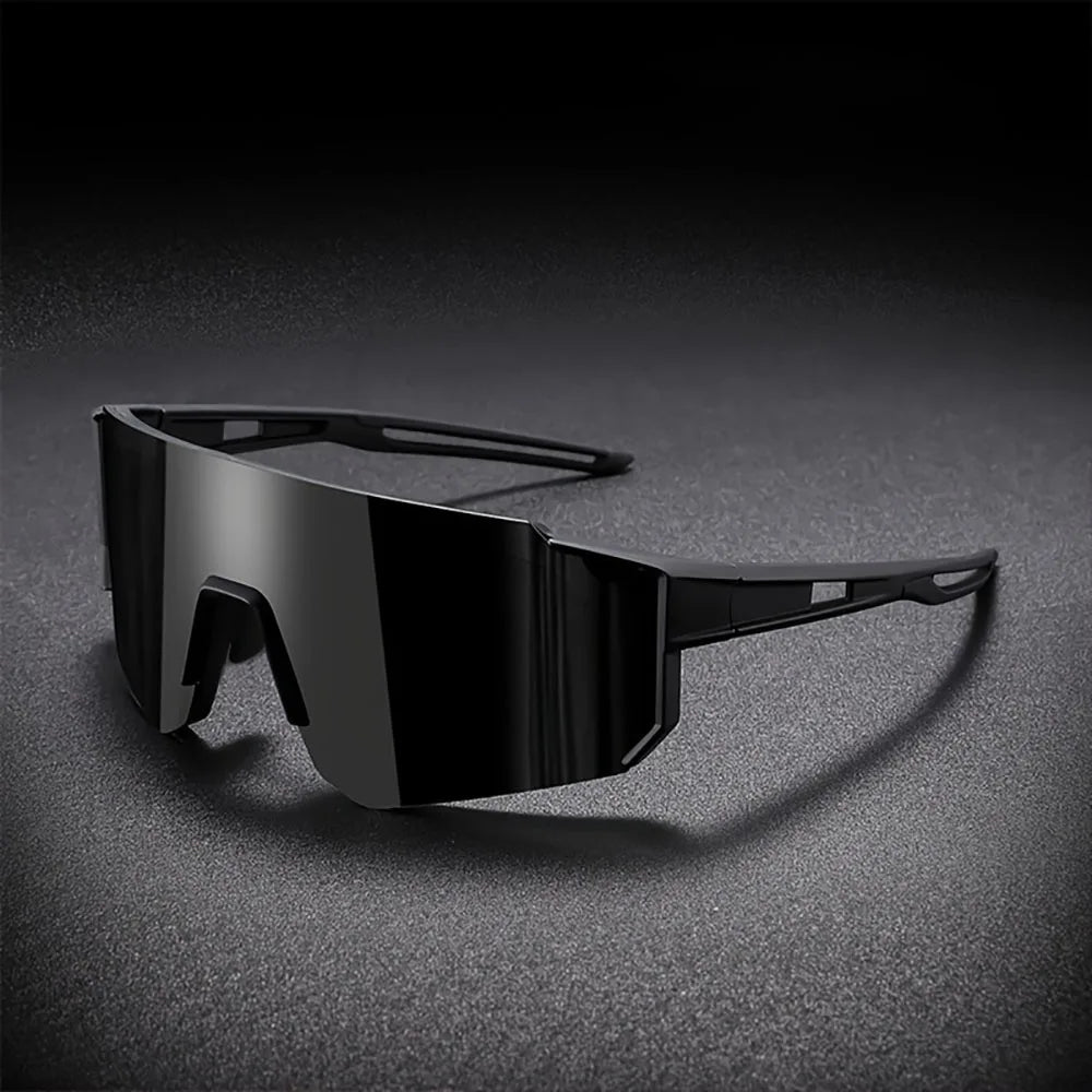 Men's Oversized Cycling Sunglasses Eyewear Bicycle Goggles Windproof Glasses Polarized Lens Road Riding Bike