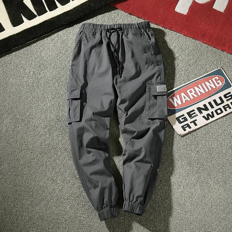 Joggers Cargo Pants Men Harem Pants Multi-Pocket Camouflage Man Cotton