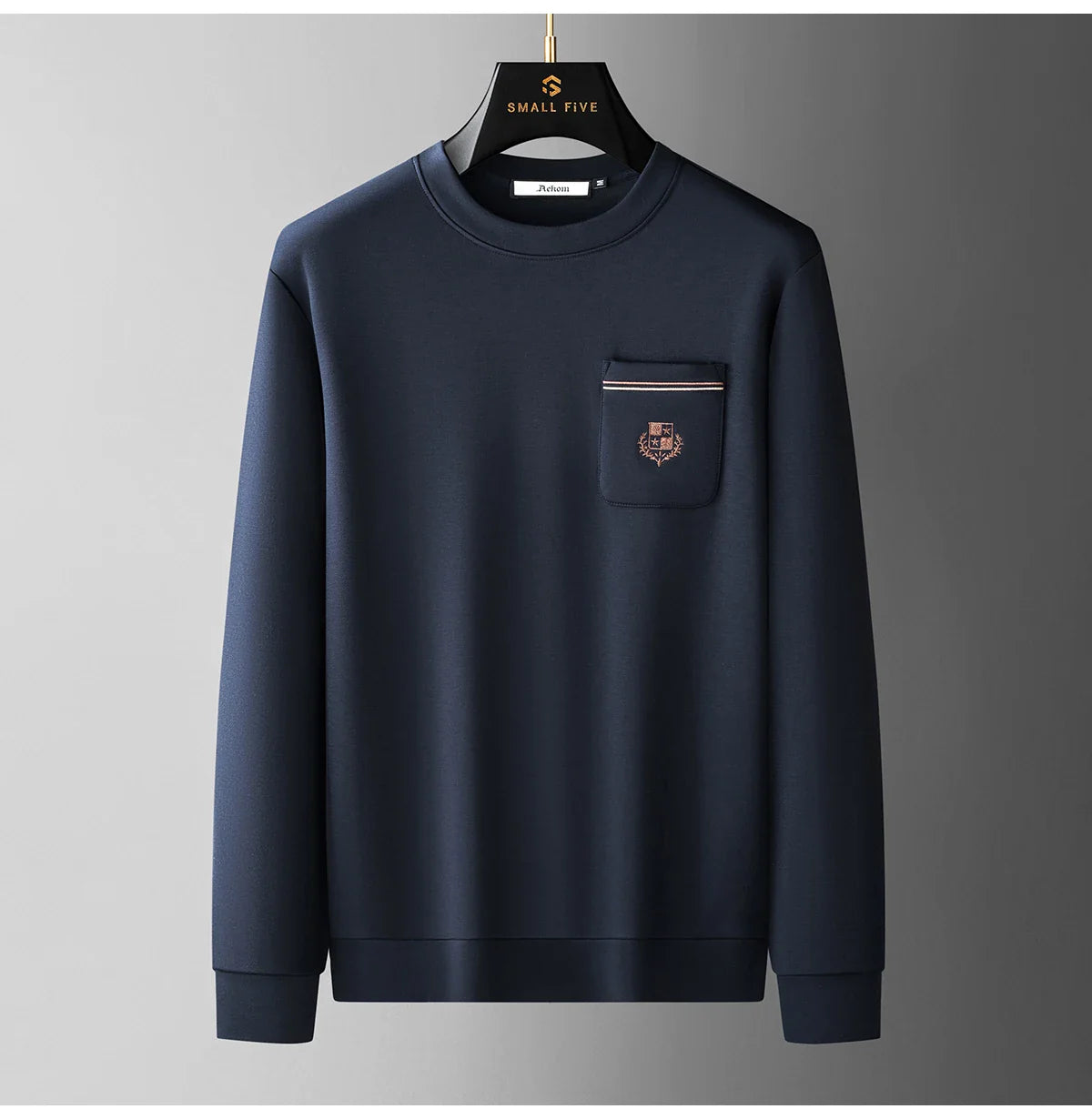 JSBD Autumn Light Luxury Italian Old Money Style Two-piece comfortable air-layer cotton men's sweatshirt casual sportswear set