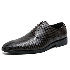 Business Men Dress Shoes Plus Size 38-48 Elegant Split Leather Shoes For Men