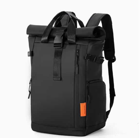 HOMEFISH Men's Travel Bag Laptop Computer Backpack Outdoor Waterproof Camping Hiking School Bag College Business Rucksack