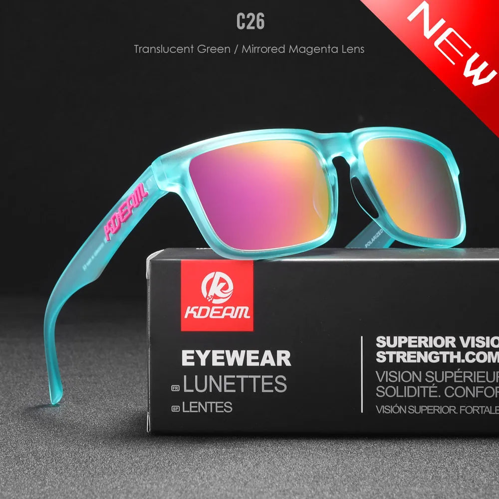 Sunglasses Outdoors Lifestyle Coating Sun Glasses New Matching Colors With Box