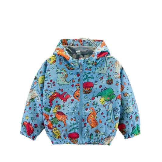 Coat For Boy Dinosaurs Pattern Jacket Coat Boy Spring Autumn Children Jacket Casual Style Children Clothing Boy