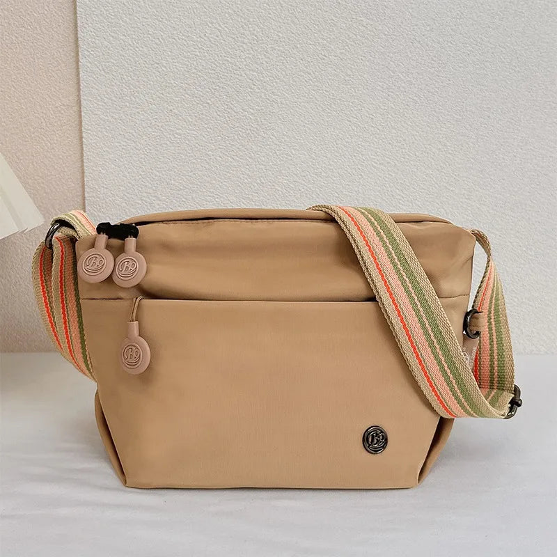 Ultra-light Nylon Crossbody Bag for Women Adjustable Wide Strap Lightweight