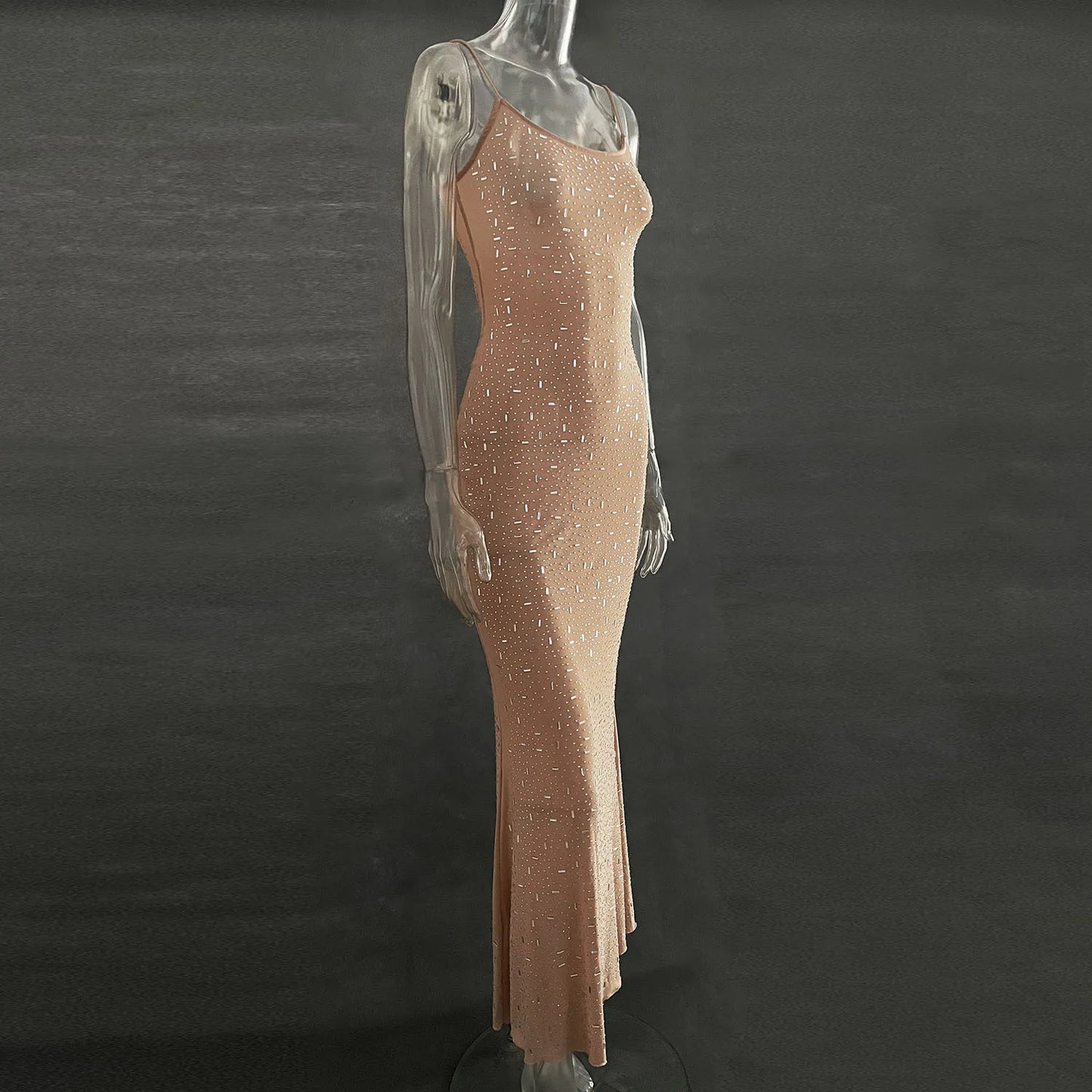 Formal attire Dresses: Maxi Dress Fashion Glitter High Waist Bodycon Outfits