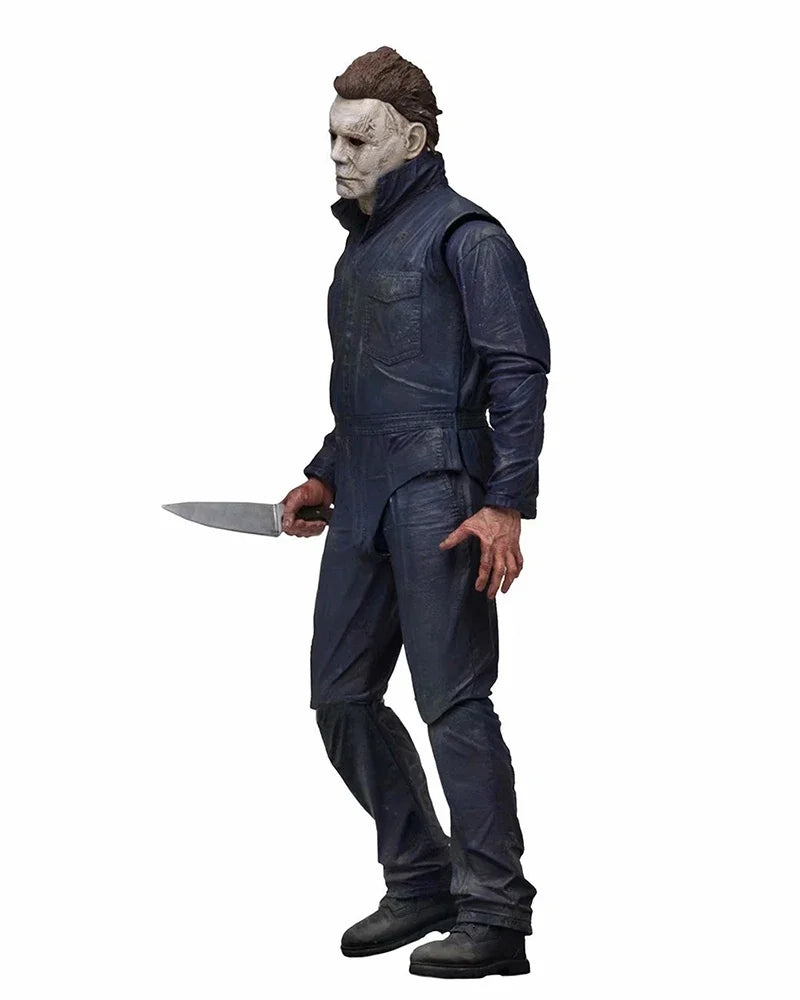 NECA Michael Myers Figure With LED Pumpkin Halloween Ultimate  Action Figure Toy Doll Decor Christmas Gift Halloween Horror Toy