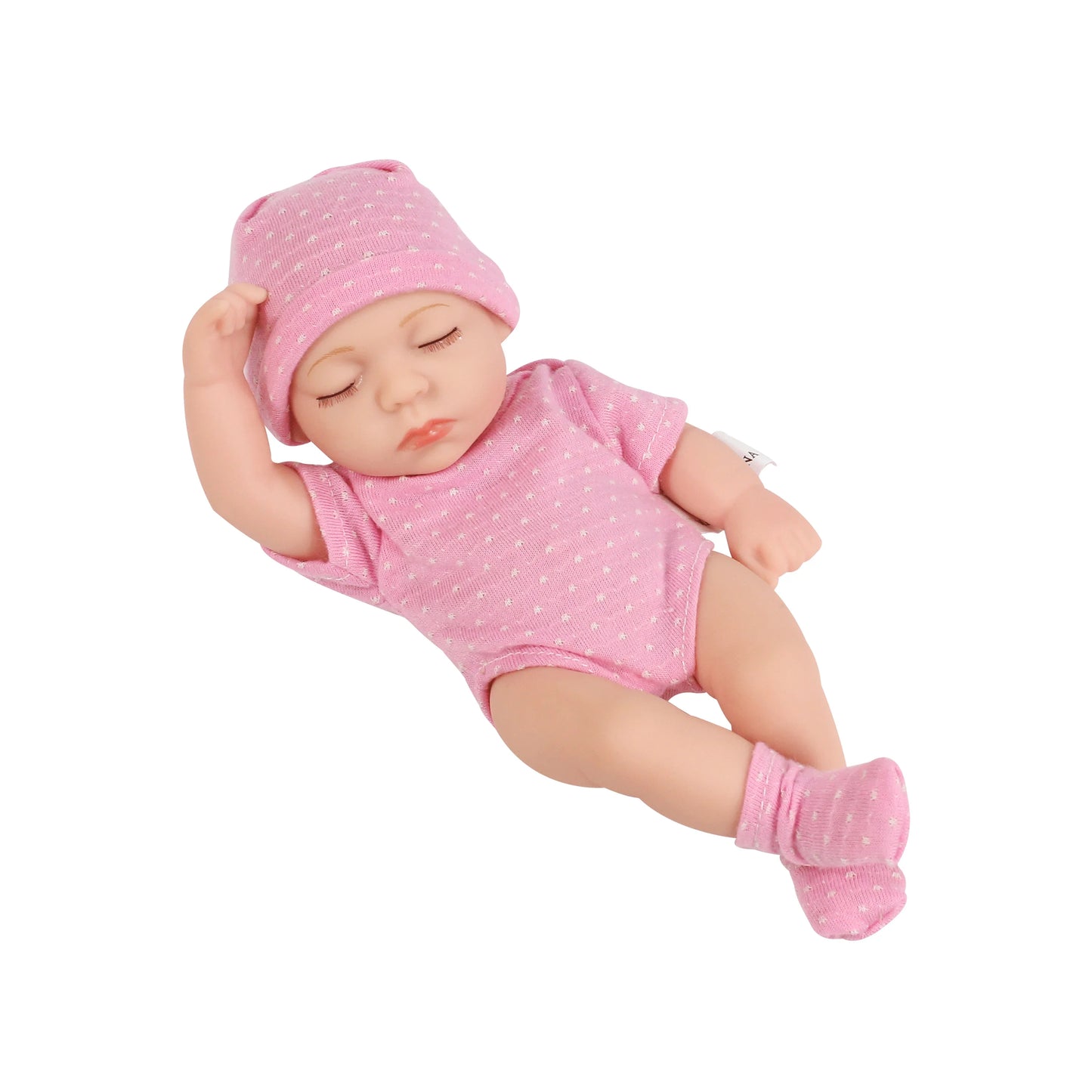 20cm Reborn Dolls Silicone Vinyl Baby Doll Cute Mini Bebe Doll Baby Reborn Doll Toys Waterproof Vinyl Doll For Girls Gift