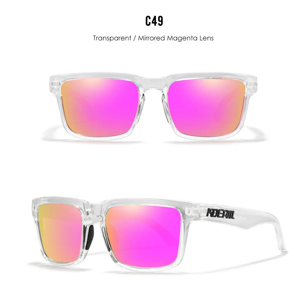 Sunglasses for Men Transparent Gray Frame Fashion Unisex Outdoor