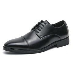 Luxury Business Oxford Leather Shoes Men Rubber Formal Breathable Dress Shoes