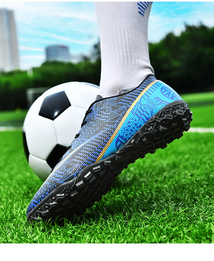 Original Soccer Men Shoes Non-Slip Turf Soccer Cleats FG/TF Training Football Shoes