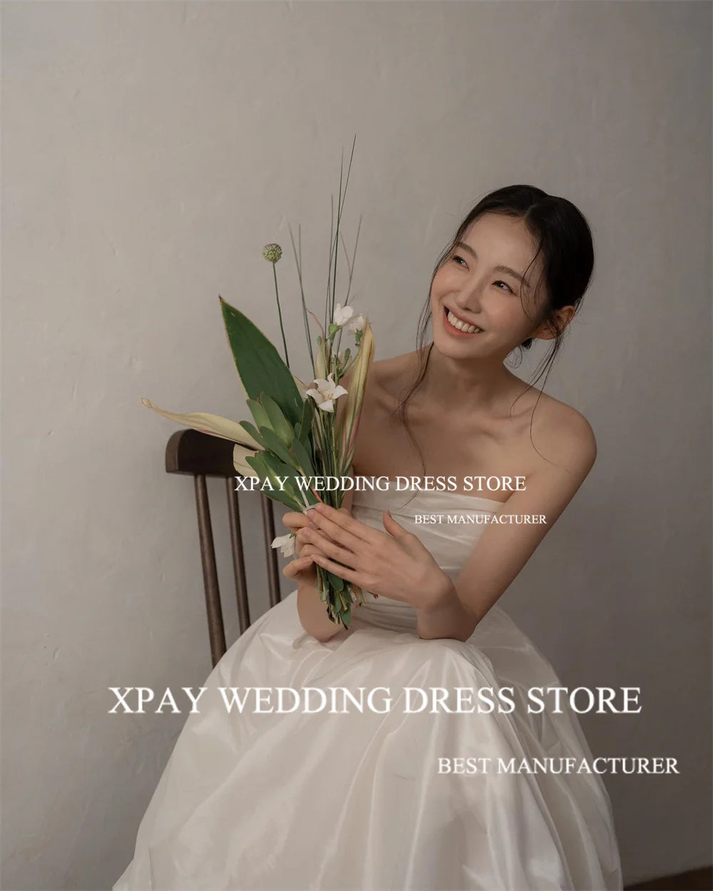 White Bridesmaid Dresses: Wedding Dresses Pleats Taffeta Bridal Dress Backless