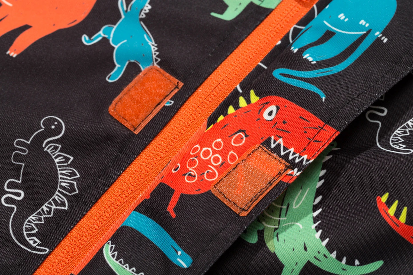 Boys Dinosaur Rain Jackets with Removable Hood Lightweight Waterproof Insulation Warm Windbreakers Raincoats