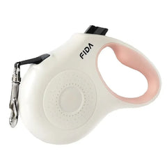 Fida Retractable Dog Leash Strong Nylon Reflective Tape Brak 360° Tangle Free Anti-Slip