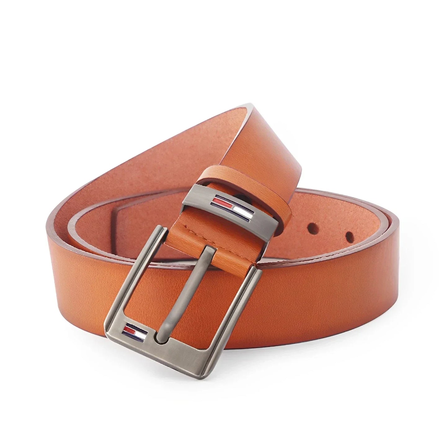 Male PU Leather Belt High Quality Men Belt Alloy Square Buckle Men Male Strap Pin Buckle Fancy Vintage Jeans Waistband Strap