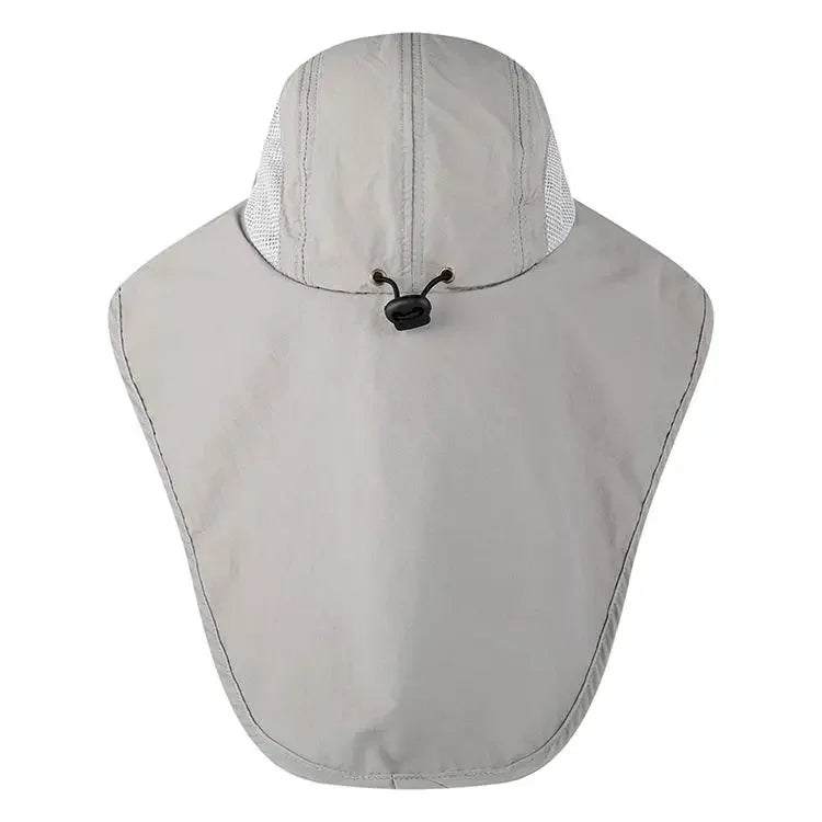 Wide Brim Sun Hat with Neck Flap for men women Adjustable Outdoor