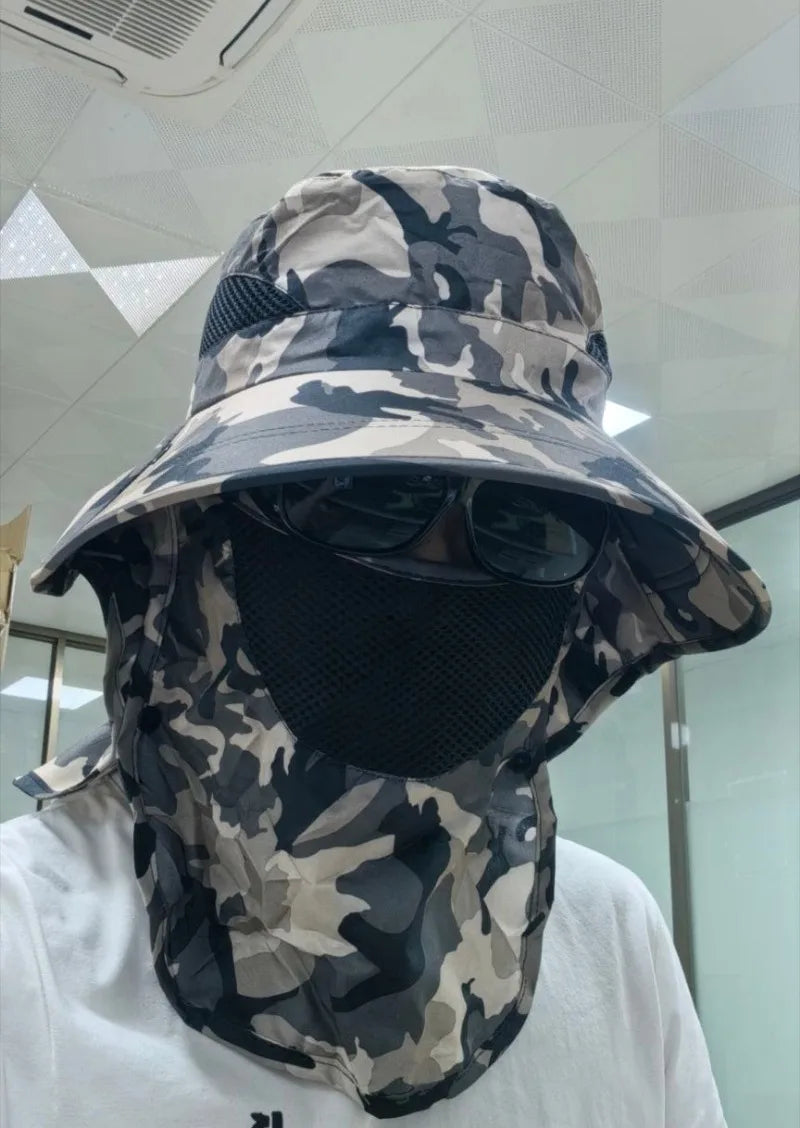 Sun Hats UV Protection Outdoor Hunting Fishing Cap for Men Women Hiking Camping