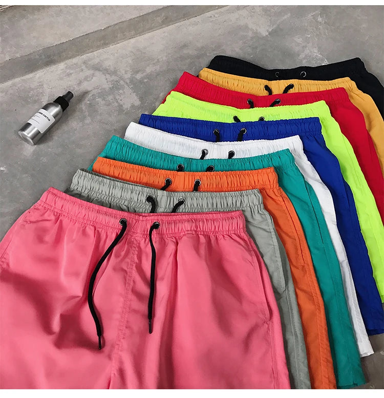 2026 Summer Men's Swimwear Swim Shorts Trunks Beach Board Shorts Swimming Pants Mens Running Sports Surffing Shorts Male M-5XL