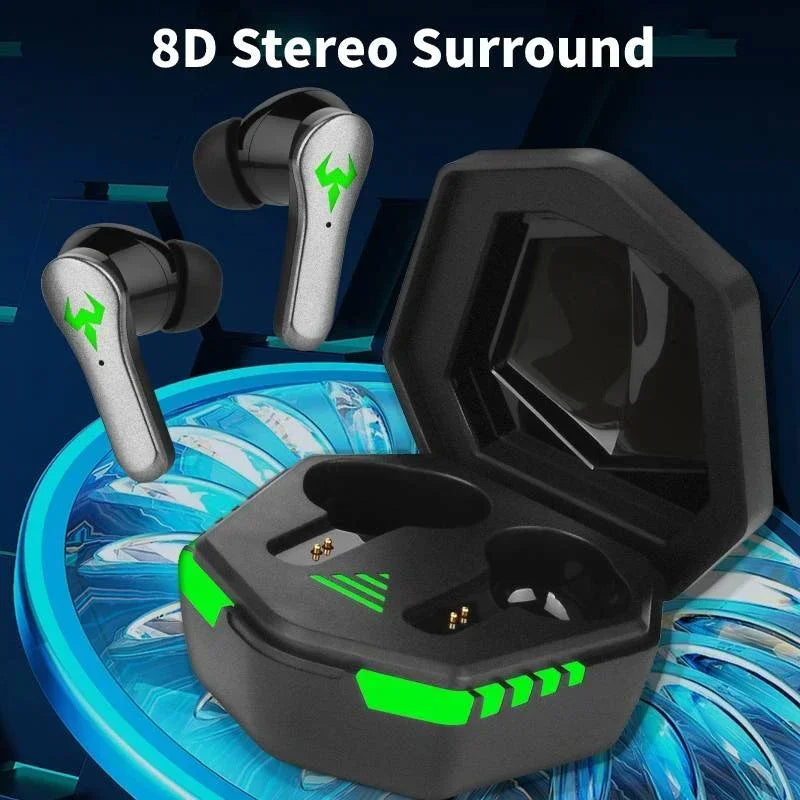 N35 Wireless Bluetooth 5.2 Headphones Noise Reduction Touch Control Earbuds Gaming Headset Music HD Calling Earphone with Mic