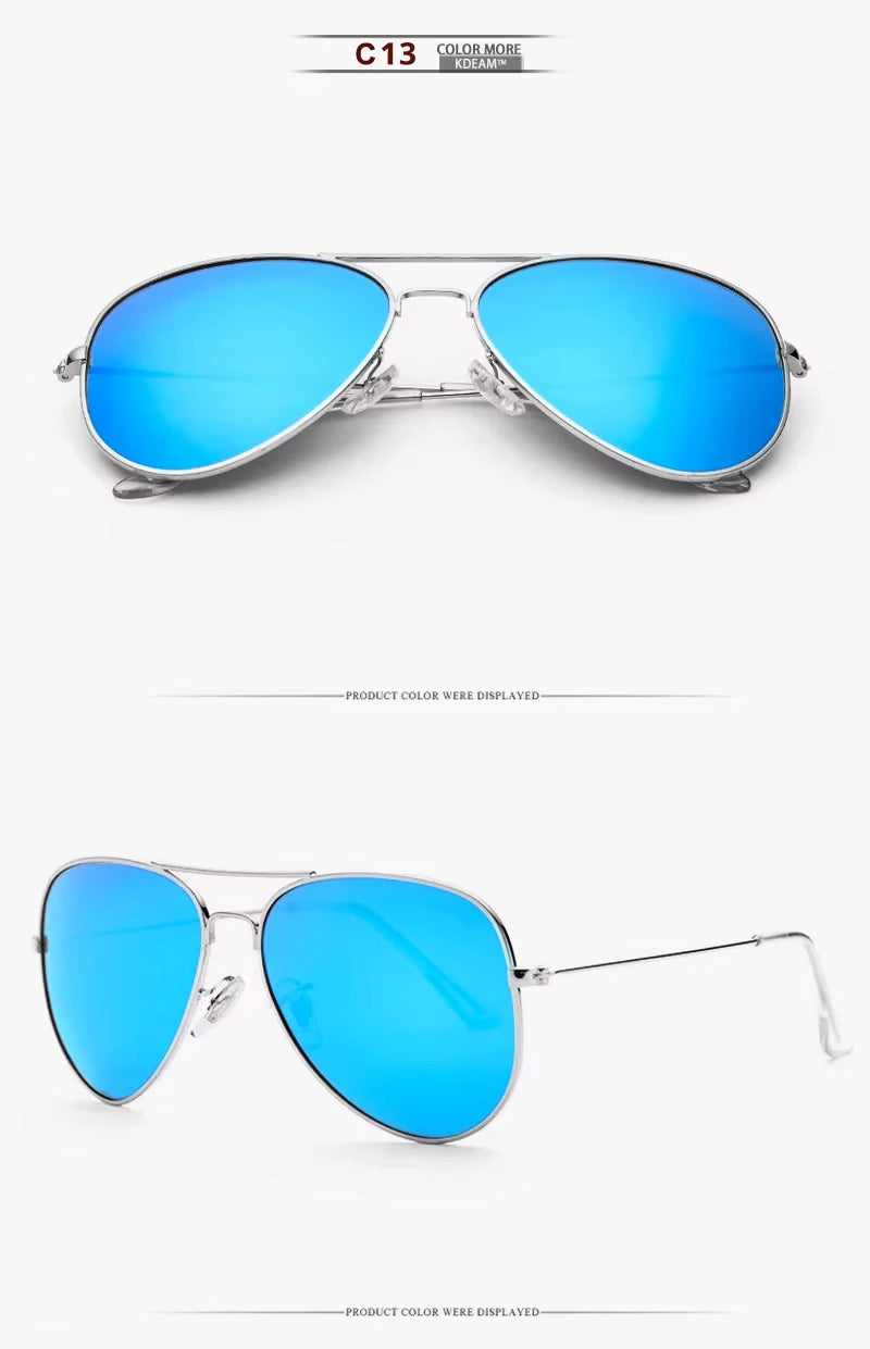 Air Force Pilot Sunglasses Men Polarized 62' Lens Large Sunglasses