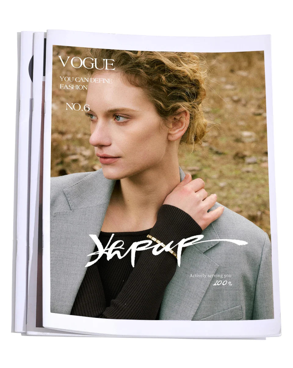 Yhpup Waterproof High Quality Shiny Cubic Zirconia Chain Premium Bracelet Bangle Stainless Steel New Jewelry