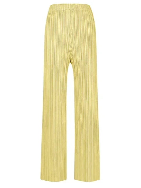 Spring Summer Autumn Women Casual Elegant Ladies Miyake Designer Casual