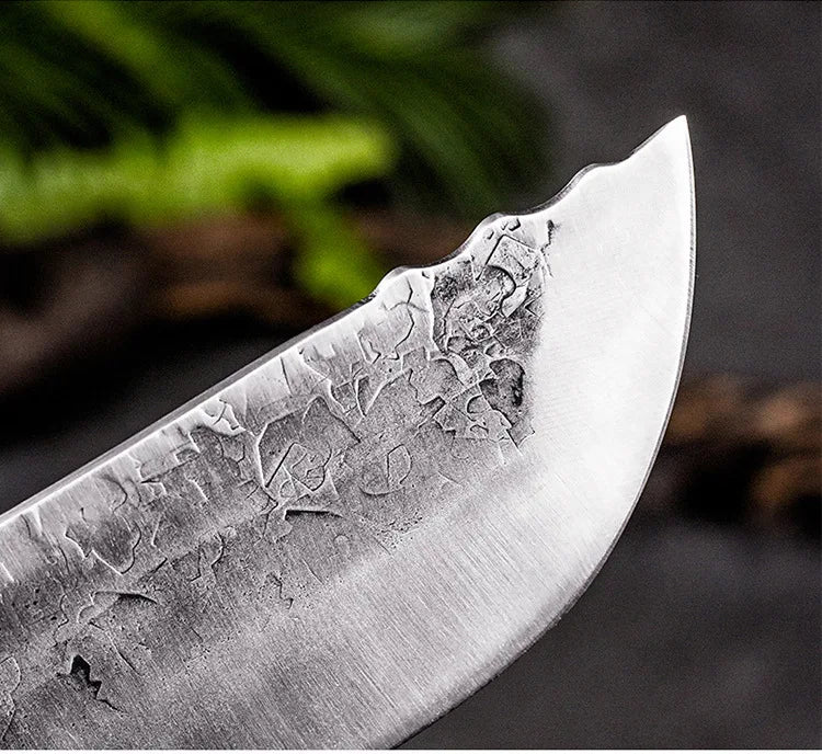Cleaver Knife Forged Full Tang Butcher Knife 5CR15mov Stainless Steel Knife Sharp