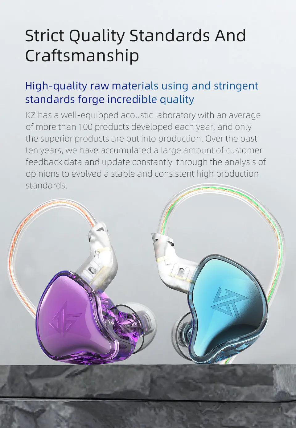 KZ EDC Earphones 1 Dynamic HIFI Bass Earbuds In Ear Monitor Headphones Sport Noise Cancelling Headse