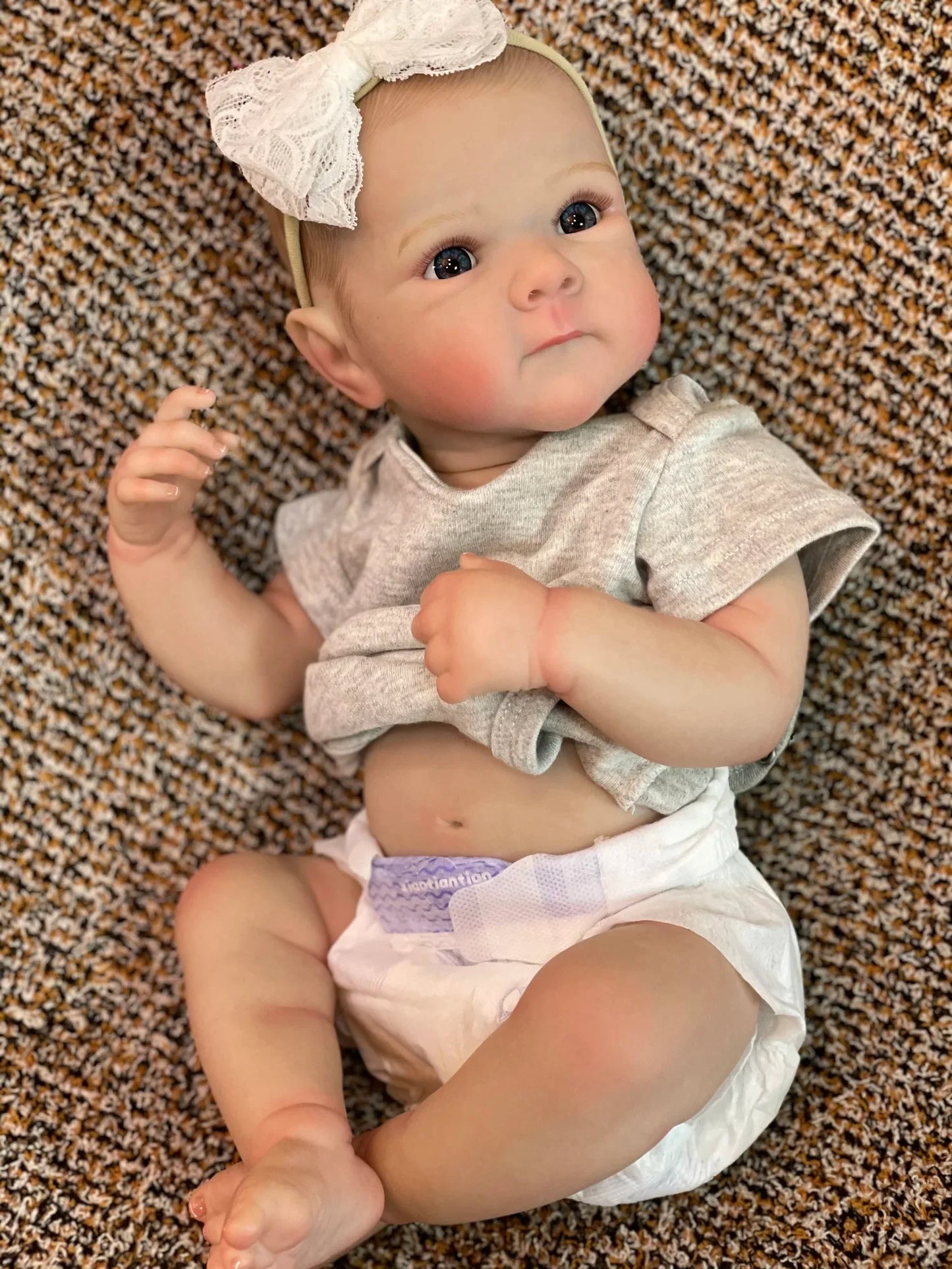 Cuddly Bettie Bebe Reborn Girl Full Body Vinyl Doll 50cm Collectible Lifelike Realistic Art Reborn Dolls muñecas reborn