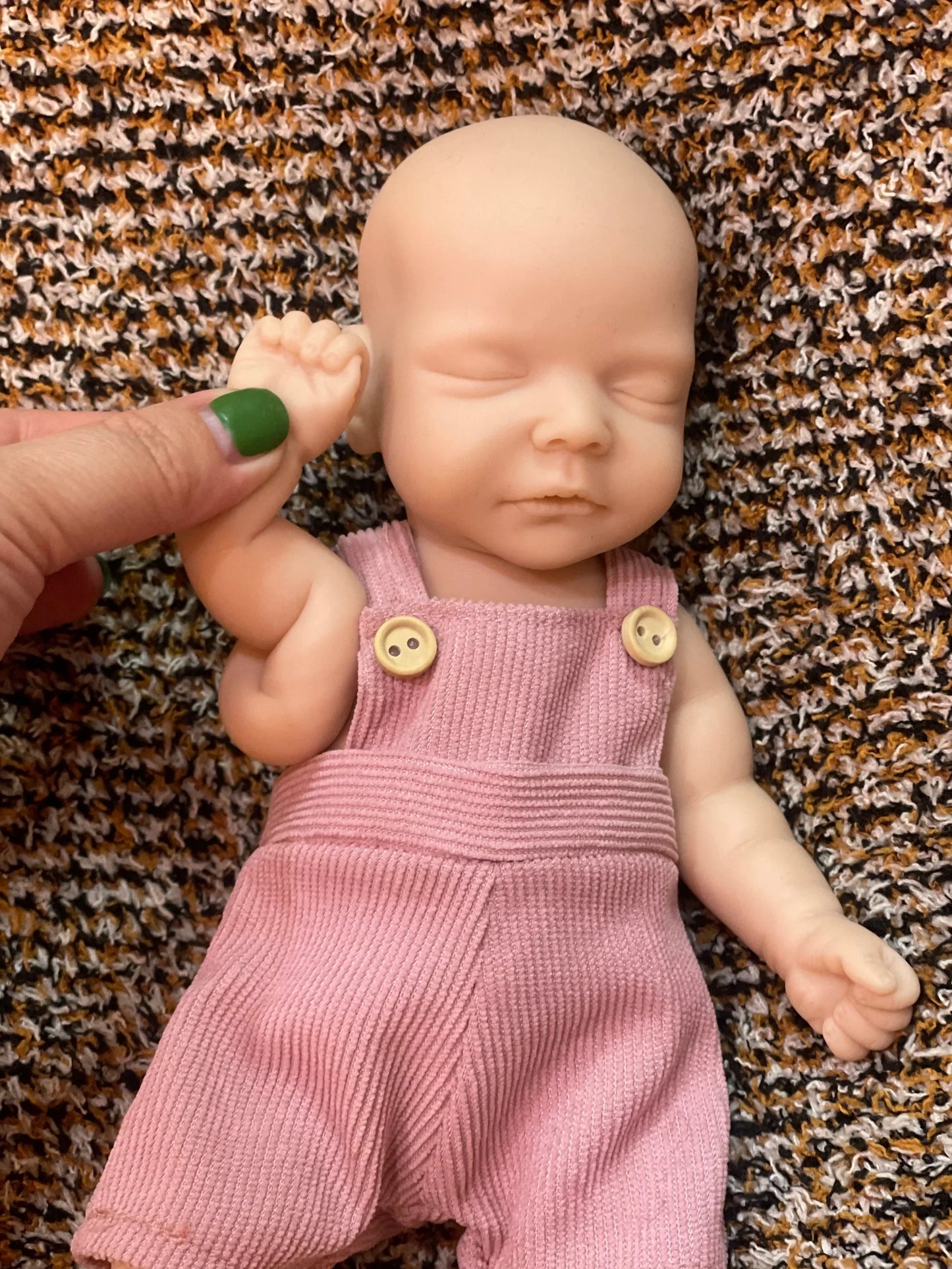 25CM Unpainted Silicone Girls Whole Body Soft Solid Silicone 8 Styles Newborn Baby Dolls Toys For Gifts Reborn Corpo De Silicone