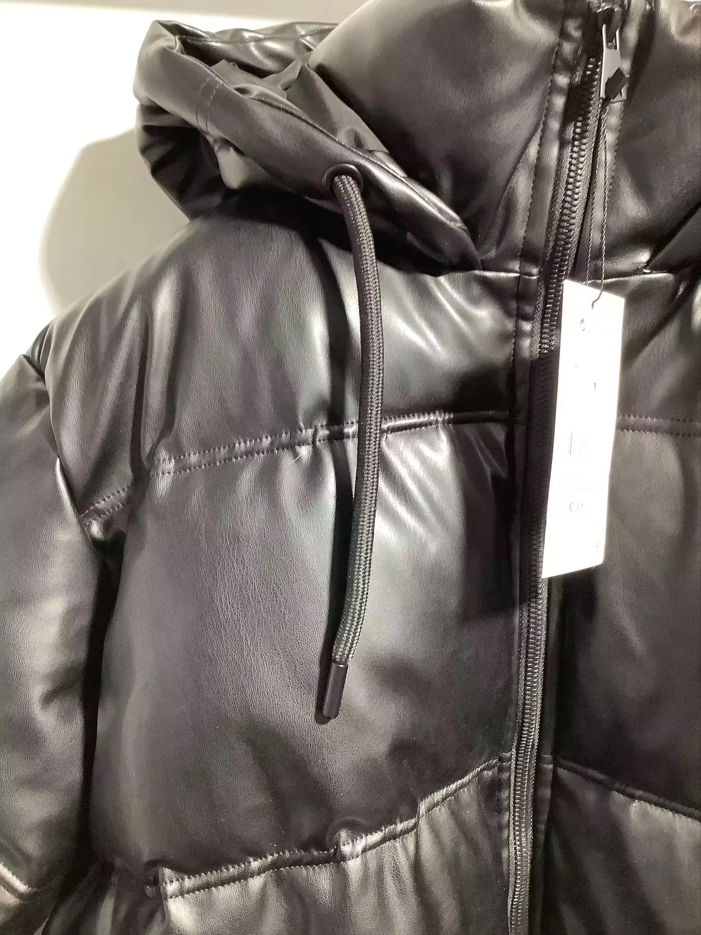 Winter Women's Cold Coat Winter Jackets for Women Warm Leather PU Parkas