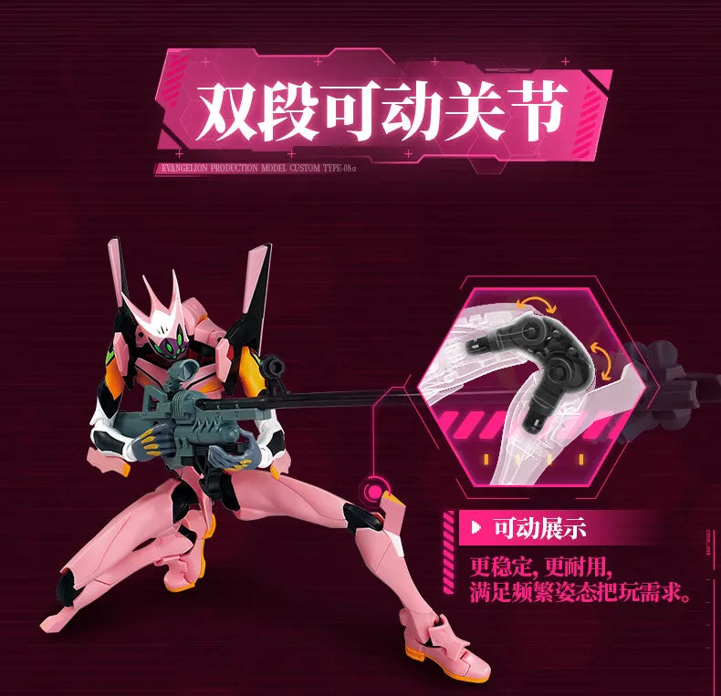 BLOKEES Original EVANGELION-02 01 08 EVA00 NEON GENESIS EVANGELION Asuka Shinji Assembled Action Figure Anime Robot Armor Toys