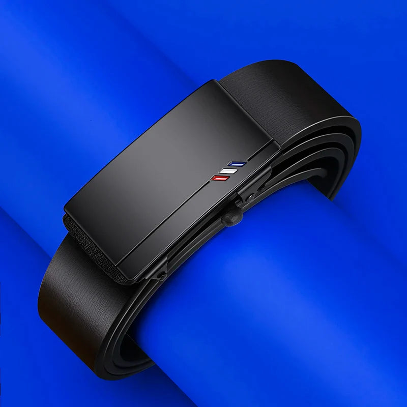 Fashionable Men's Alloy Automatic Buckle Belt With Men's Business Suit Pants Belt High-quality Casual Men's Belt