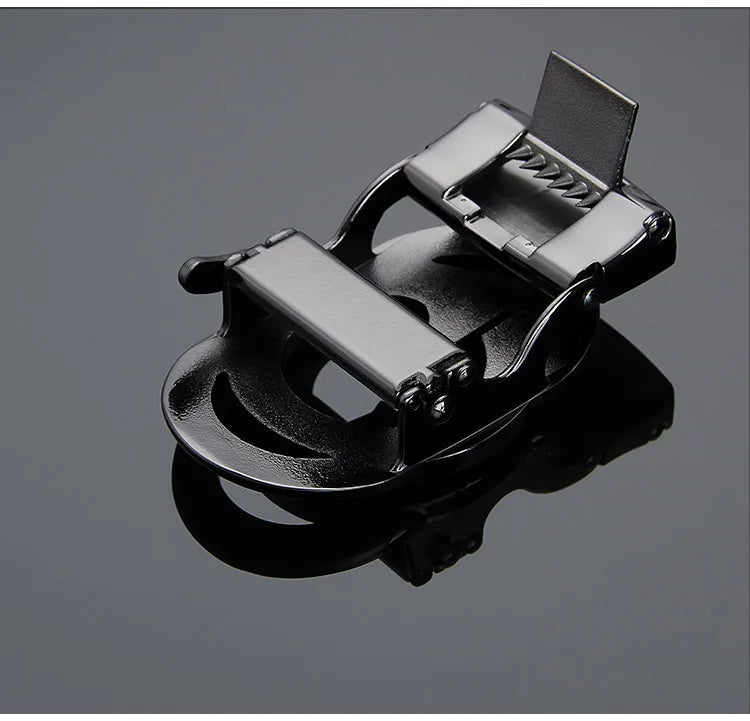Automatic Buckle Alloy Pants Buckle Men's Letter Series Belt Buckle Belt Accessories Slot Automatic Buckle