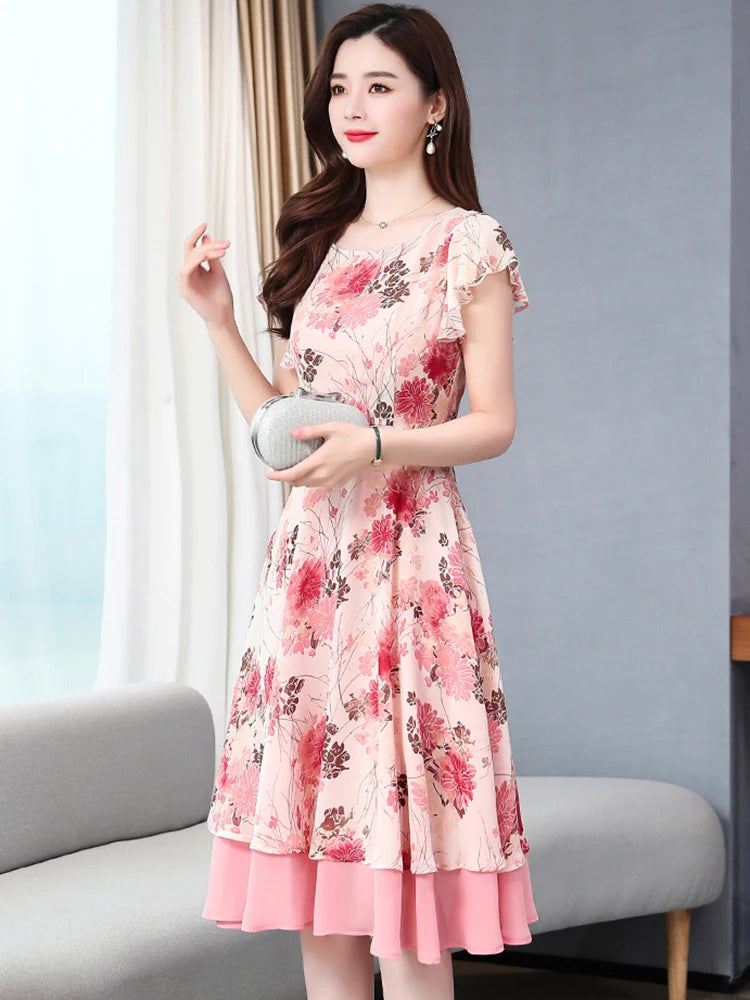 Formal attire Dresses: Boho Beach Kawaii Sundress Women Chic Prom Midi Dress