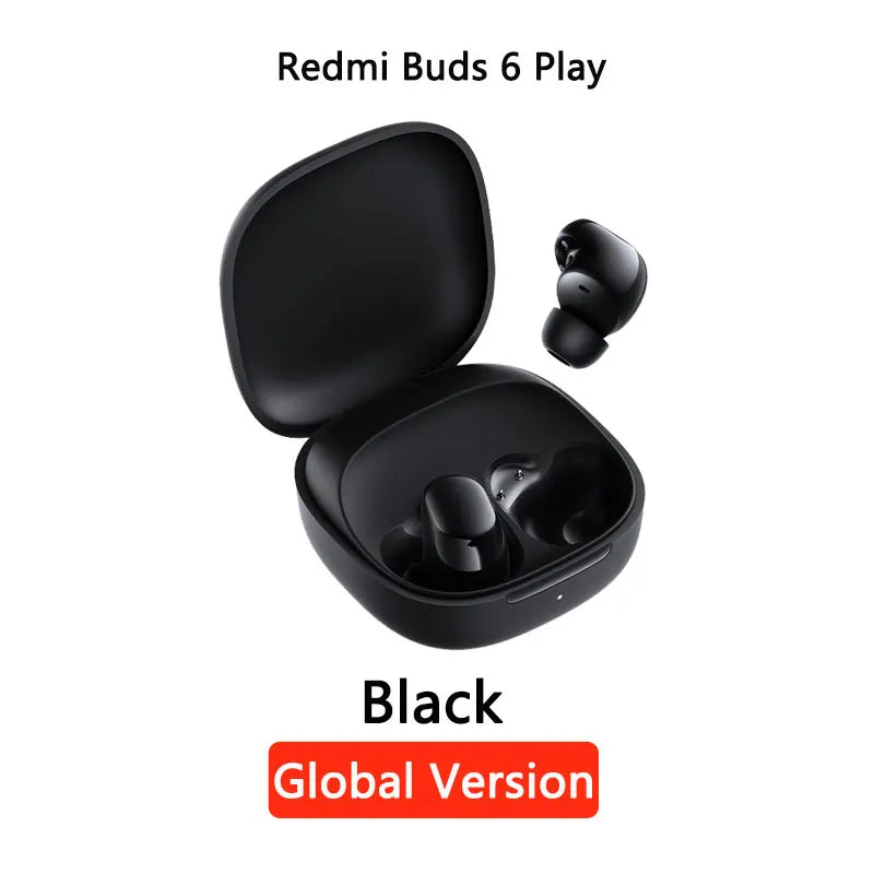 Global Version Redmi buds 6 Play Earphone AI noise cancellation for calls 10mm Dynamic Driver Bluetooth 5.4 TWS Headphone