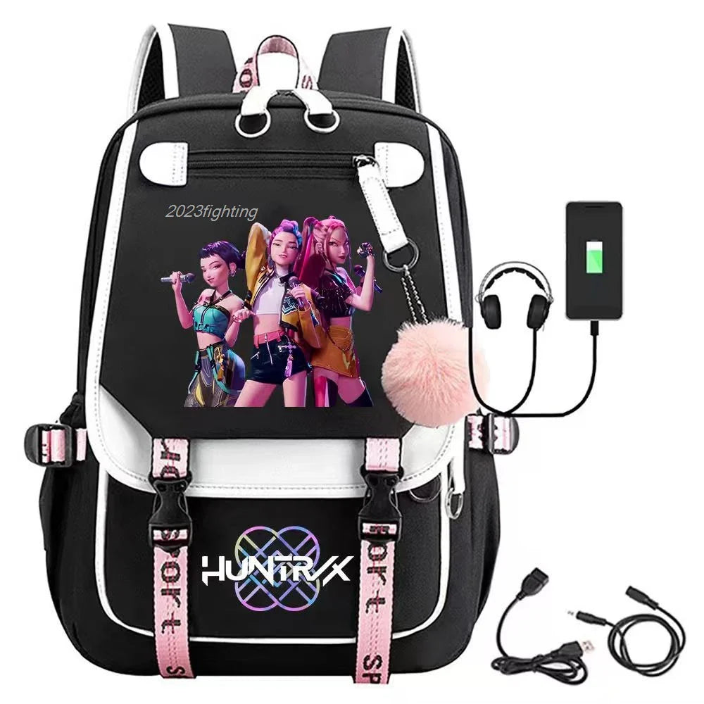 Backpack Cartoon Rucksack Girls School Bag High Capacity Women Backpack